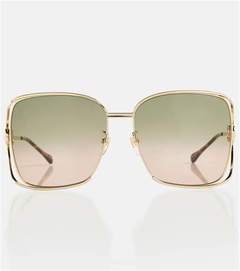 gucci sunglasses gg0325s|Gucci oversized square sunglasses.